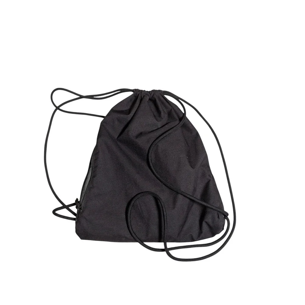 Nike Hoops Elite Drawstring Backpack Sackpack Black Silver Reflective BA5344-010